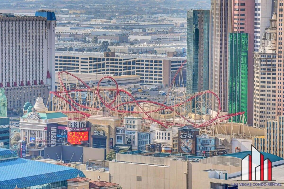 Mgm Signature-32-607 F1 Track & Strip View Balcony Las Vegas Exterior foto
